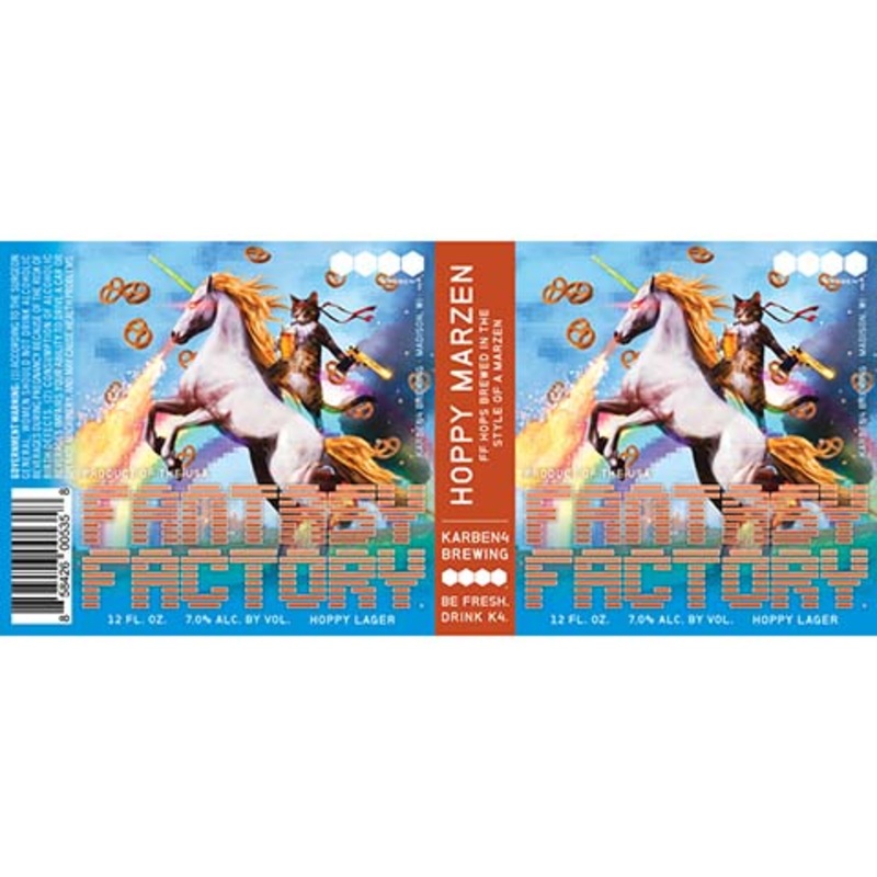 Karben4 Fantasy Factory Hoppy Marzen Hoppy Lager 16OZ SINGLE CAN