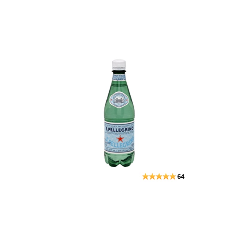NA Water San Pellegrino 16.9oz plastic