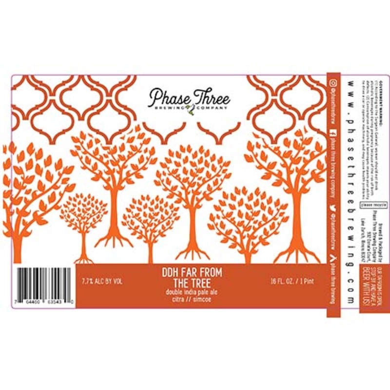 Phase Three DDH Far From The Tree DIPA 16OZ SINGLE CAN
