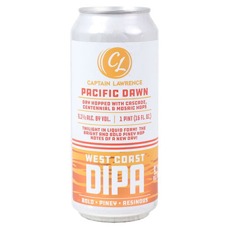 Captain Lawrence Pacific Dawn West Coast DIPA 16OZ SINGLE CAN