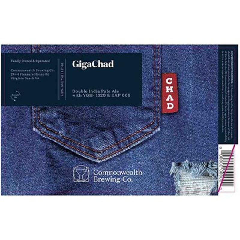 Commonwealth GigaChad DIPA 16OZ SINGLE CAN