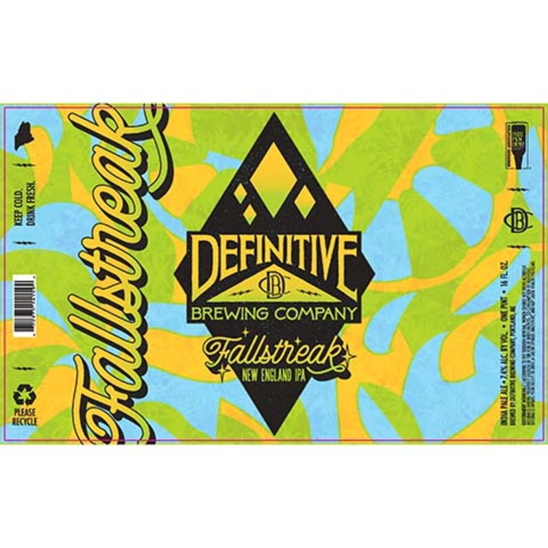 Definitive Fallstreak New England IPA 16OZ SINGLE CAN