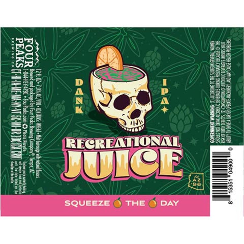 Four Peaks Recreational Juice 12OZ SINGLE CAN