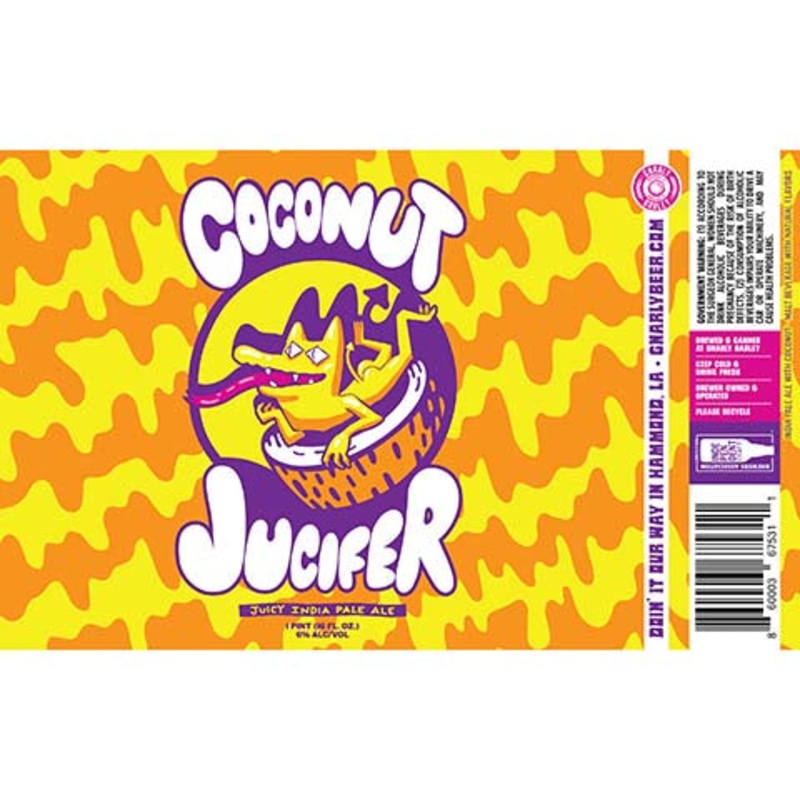 Gnarley Barley Coconut Jucifer Juicy IPA 16OZ SINGLE CAN