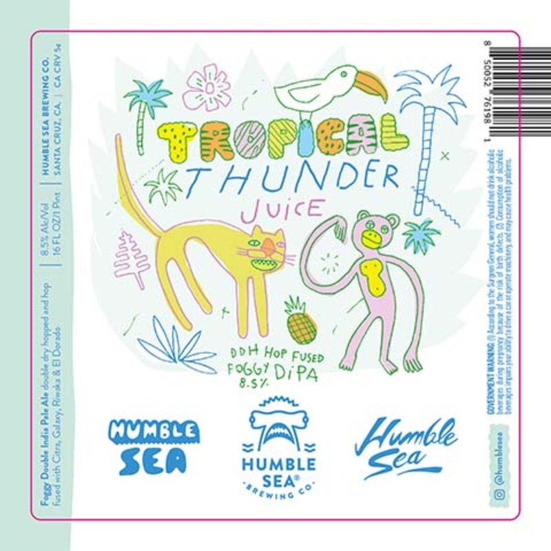 Humble Sea Tropical Thunder Juice DIPA 16OZ SINGLE CAN