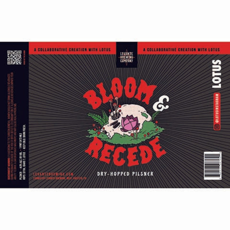 Levante Bloom & Recede Pilsner 16OZ SINGLE CAN