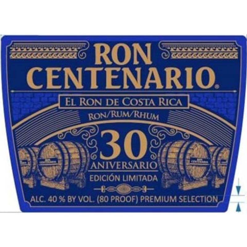 Ron Centenario 30 Aniversarion Rum/Rhum 700ML BTL