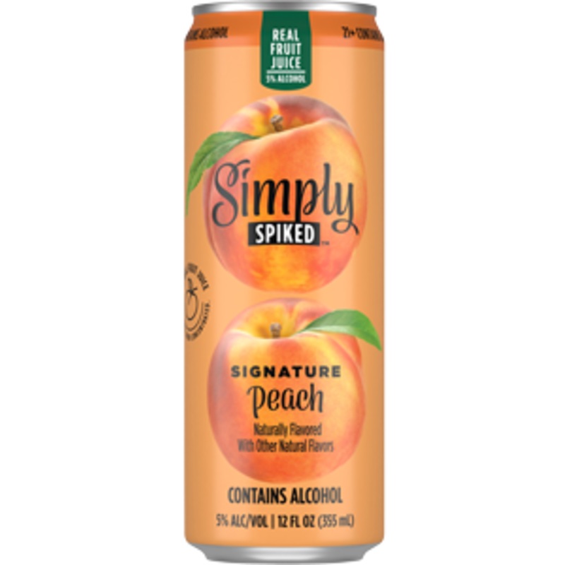 Simply Lemonade Simply Peach 12 – 24oz Cans