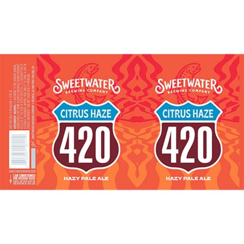 Sweetwater 420 Citrus Haze Hazy Pale Ale 12OZ SINGLE CAN