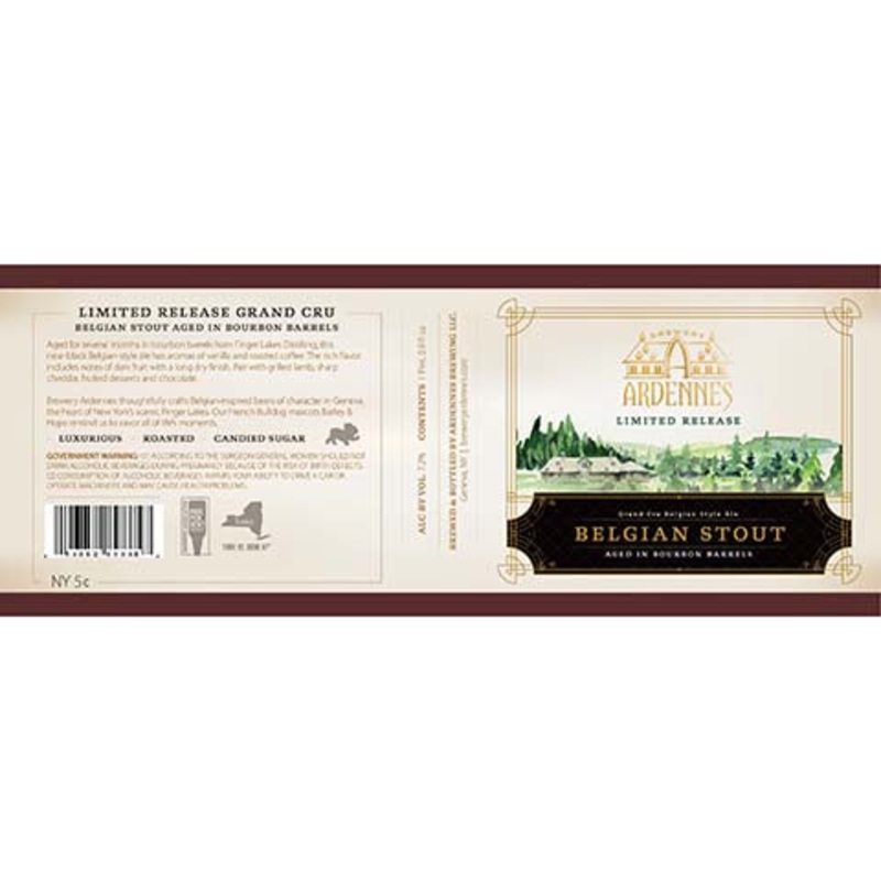 Ardennes Belgian Stout 500ML BTL