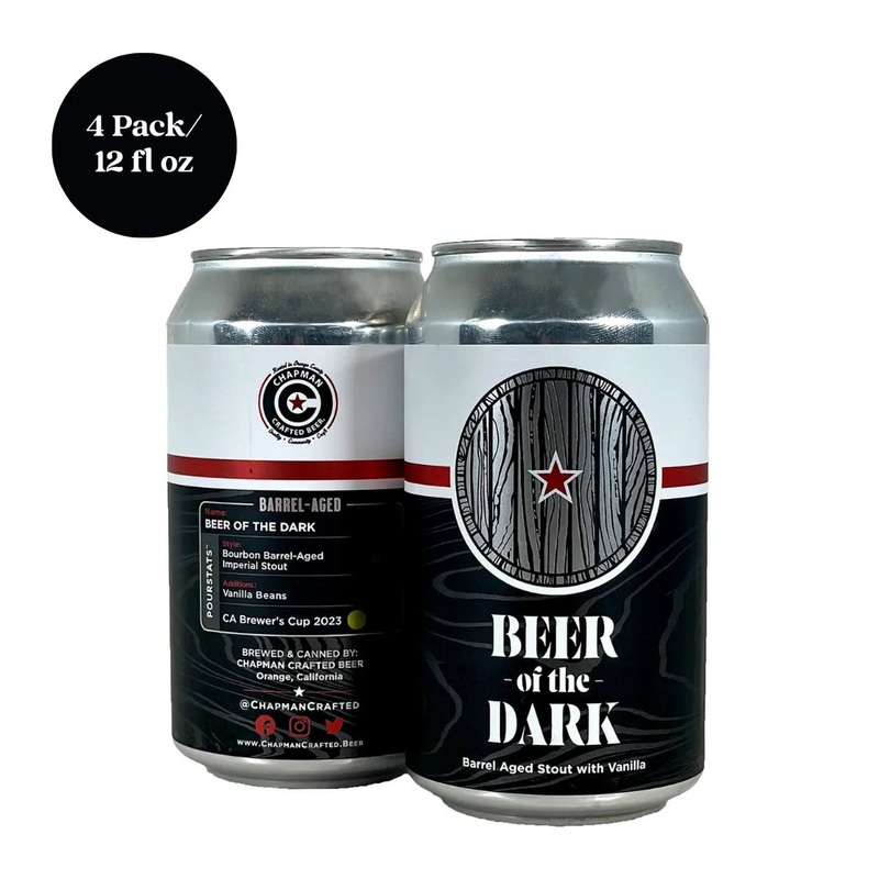 Chapman Beer Of The Dark Barrel Aged Stout 4pk 12 fl oz Cans