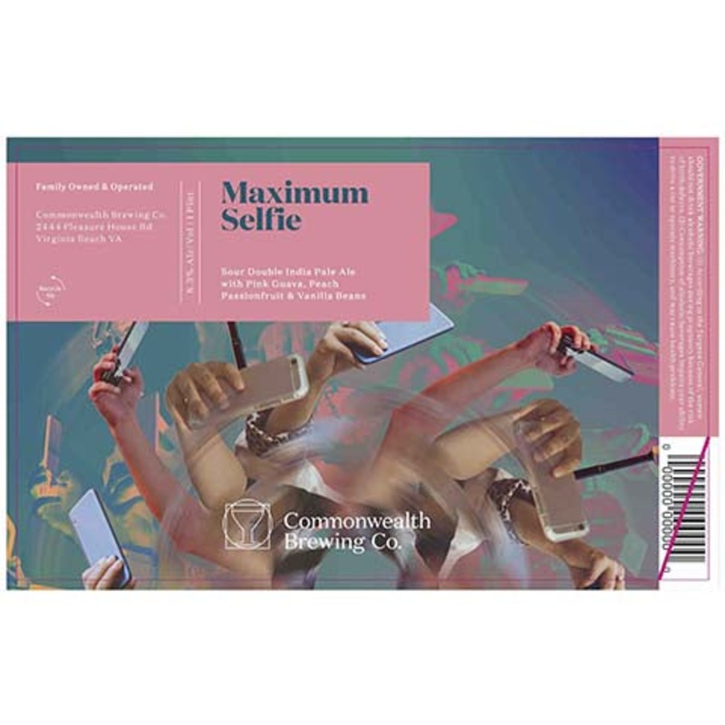Commonwealth Maximum Selfie Sour DIPA 16OZ SINGLE CAN
