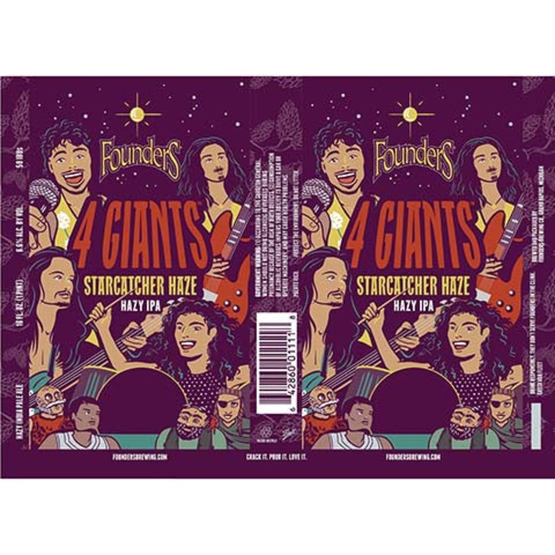 Founders 4 Giants Starcatcher Haze Hazy IPA 16OZ SINGLE CAN