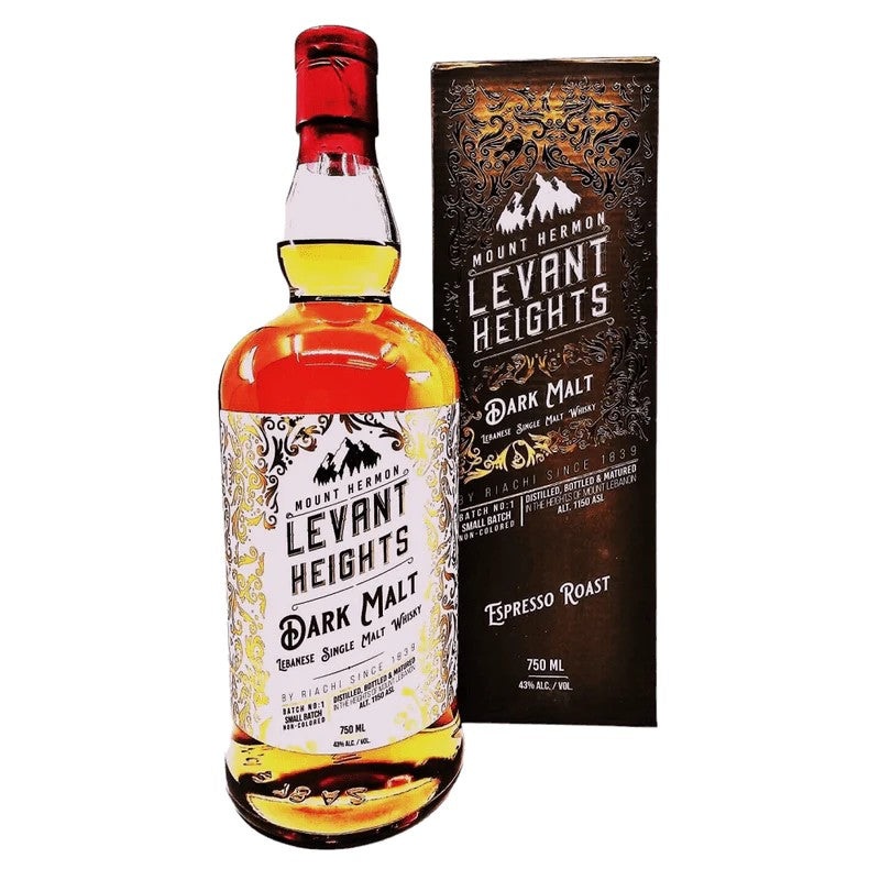 Levant Heights Espresso Roast Dark Malt Lebanese Single Malt Whisky 750ML BTL