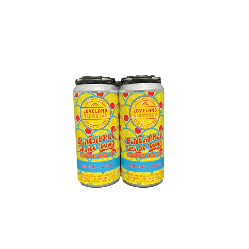 Loveland Aleworks Pineapple Upside Down Sour 4 Pack Cans