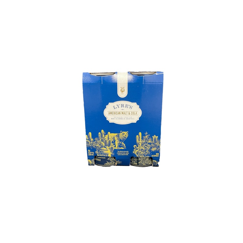 Lyre’s American Malt & Cola Non-Alcoholic 4 Pack Cans