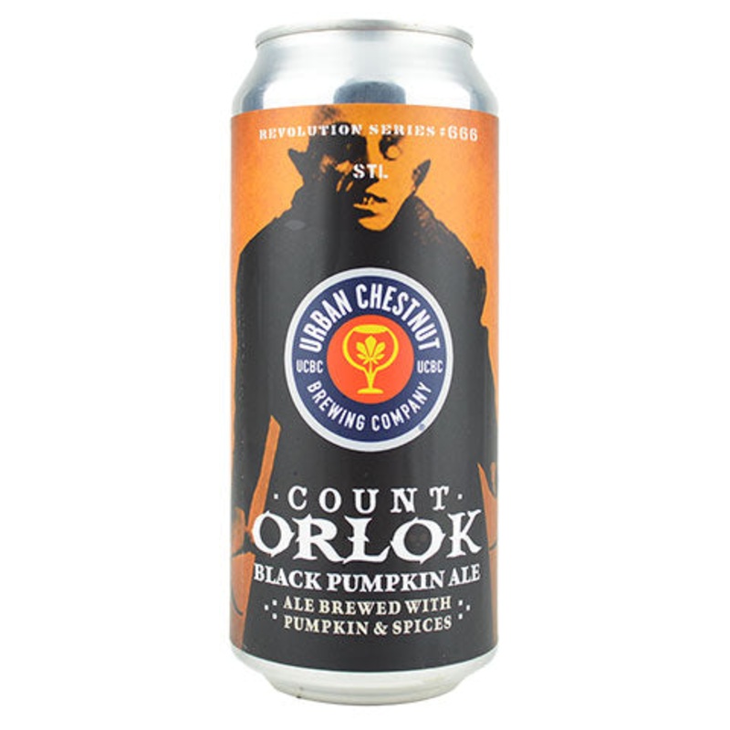 Urban Chestnut Count Orlok Black Pumpkin Ale 16OZ SINGLE CAN