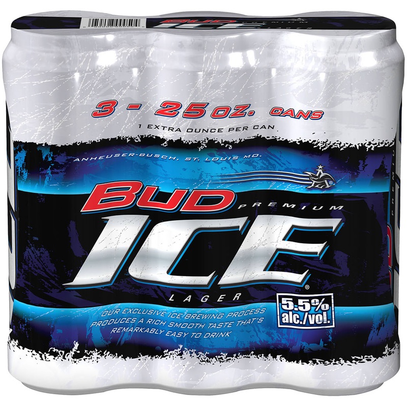 Bud Ice 5x 3 Pack (25 oz Cans)