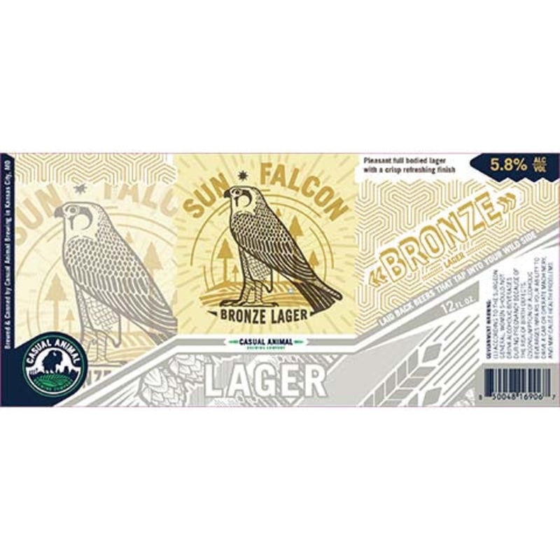 Casual Animal Sun Falcon Lager 12OZ SINGLE CAN