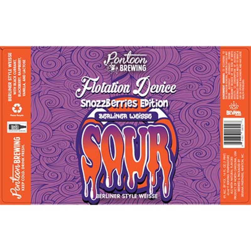 Pontoon Flotation Device Snozzberries Edition Sour 16OZ SINGLE CAN
