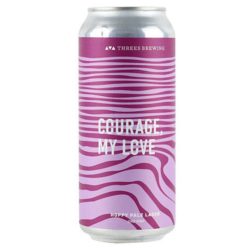 Threes Courage, My Love Pale Lager 16OZ SINGLE CAN