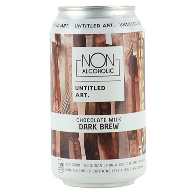 Untitled Art Chocolate Milk Dark Brew (Non-Alcoholic) 12OZ SINGLE CAN