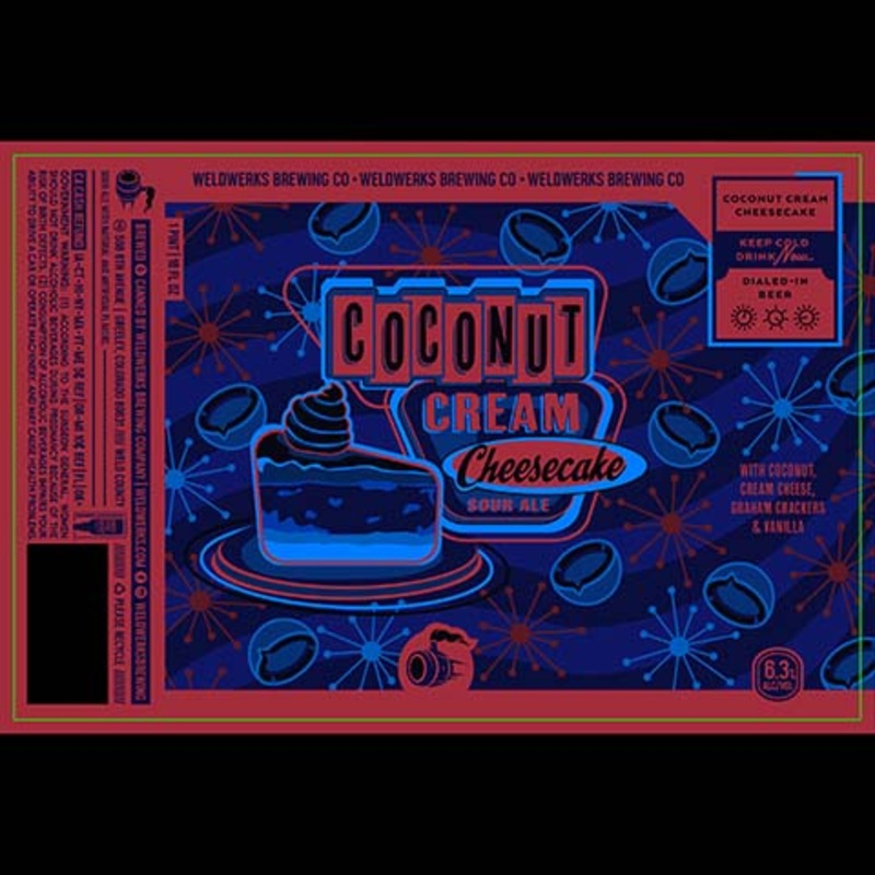 Weldwerks Coconut Cream Cheesecake Sour 16OZ SINGLE CAN