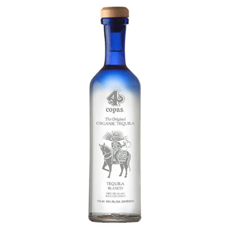 4 Copas Blanco Organic Tequila 750ML BTL