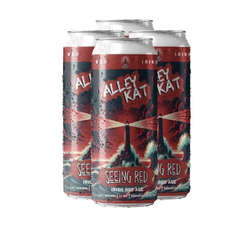 ALLEY KAT SEEING RED IRISH RED ALE 473ML 4PK CAN @ St. Albert [1055477] 1892 ml