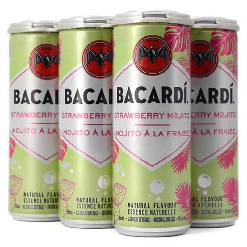 BACARDI STRAWBERRY MOJITO 355ML 6PK CAN @ Lethbridge [1039125] 2130 ml