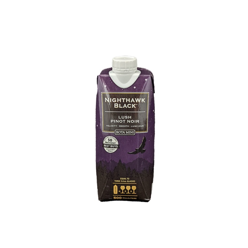 Bota Mini Nighthawk Pinot Noir 500ML