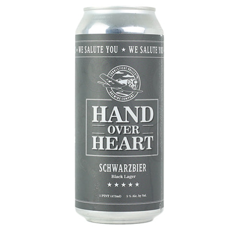 Connecticut Valley Hand Over Heart Schwarzbier 16OZ SINGLE CAN