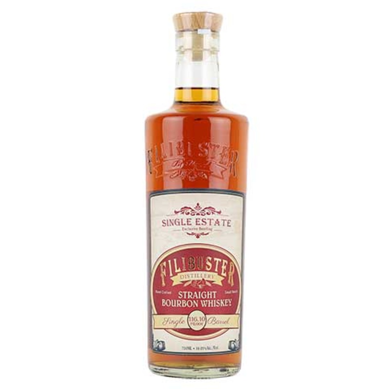 Filibuster Single Barrel Straight Bourbon Whiskey 750ML BTL