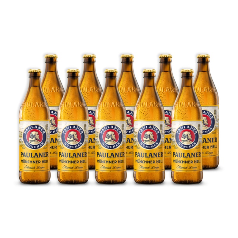 Paulaner Original Munchner Hell 500ml Bottle x10