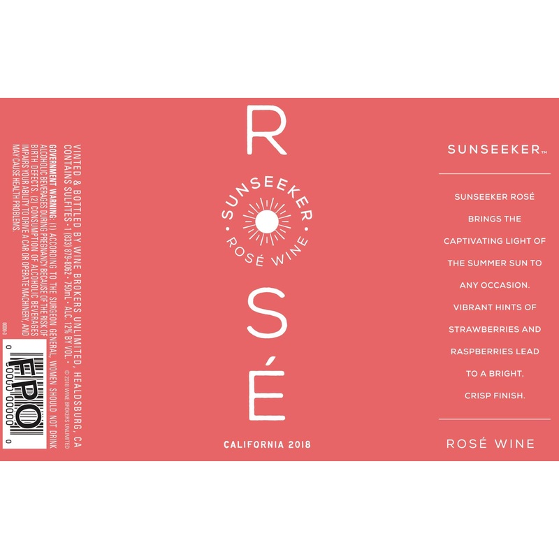 SUNSEEKER ROSE 2019 750 mL