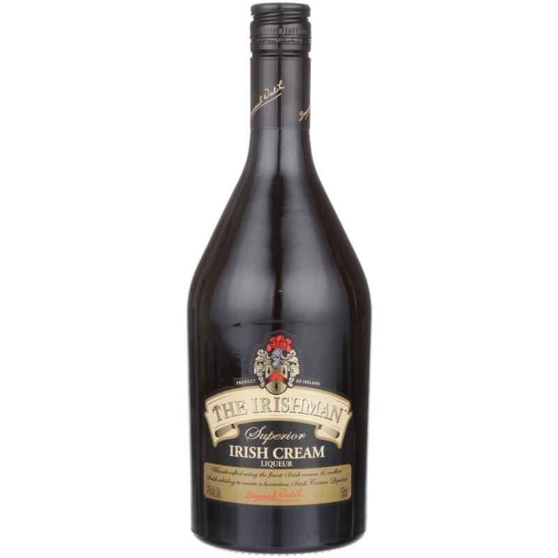 THE IRISHMAN CREAM LIQUEUR IRISH CREAM 34 750ML 750ML