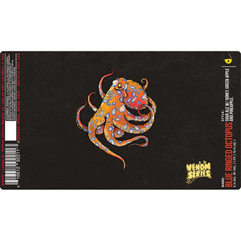 Tripping Animals Blue Ringed Octopus Sour Ale 16OZ SINGLE CAN