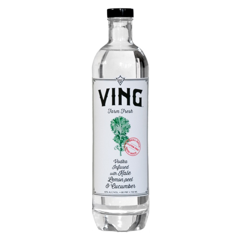 VING KALE, LEMON PEEL & CUCUMBER ORGANIC VODKA 80 750ML 750ML
