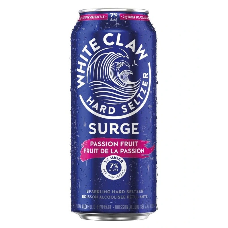 WHITE CLAW HARD SELTZER SURGE PASSION FRUIT 473ML CAN @ St. Albert [1056597] 473 ml