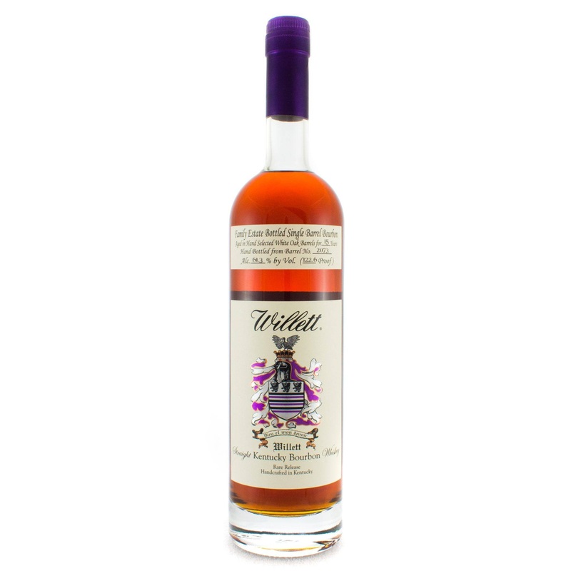Willett Family Estate Bottled Bourbon 15 Years Old Barrel No. 2073
