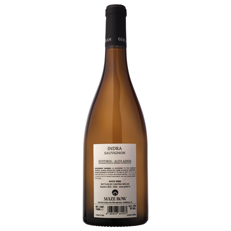 Girlan Sauvignon Indra Alto 23 750ML 750ml Bottle