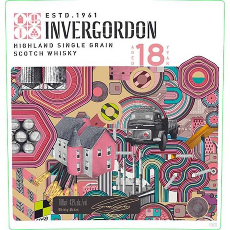 Invergordon 18-Year-Old Highland Single Grain Scotch Whisky 700ML BTL