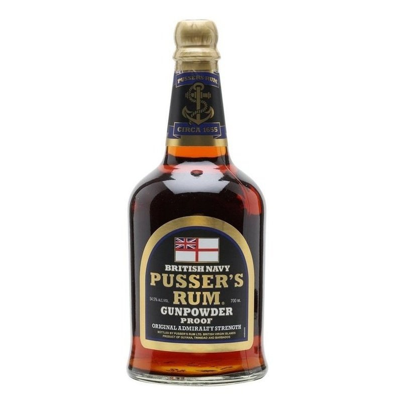 Pusser’s British Navy Gunpowder Proof Rum 750ML BTL