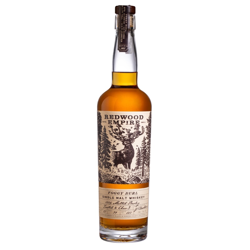 Redwood Empire Whiskey Single Foggy 750ML 750ml Bottle