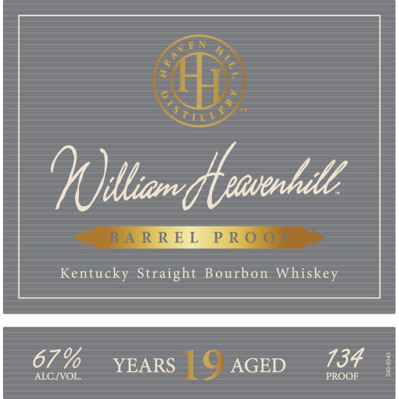 William Heavenhill 19 Year Barrel Proof Bourbon 12th Edition