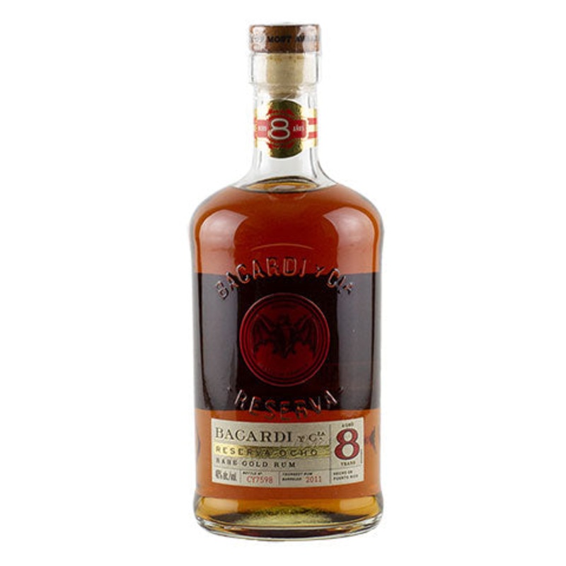 Bacardi Reserva Ocho 8yr Rare Gold Rum 750ML BTL