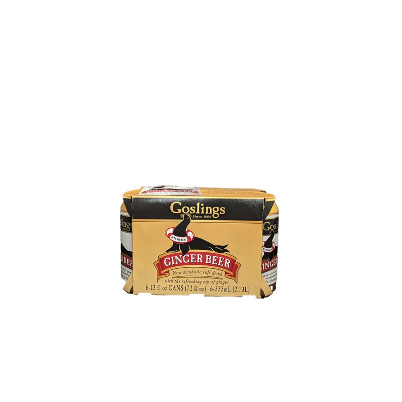 Goslings Ginger Beer 6 Pack Cans