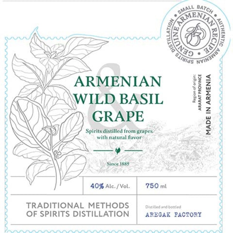 Magic Tree Armenian Wild Basil & Grape 750ML BTL