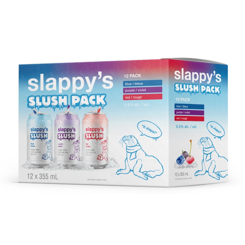 SLAPPYS SLUSH PACK MIXER 355ML 12PK CAN @ Lethbridge [1056376] 4260 ml