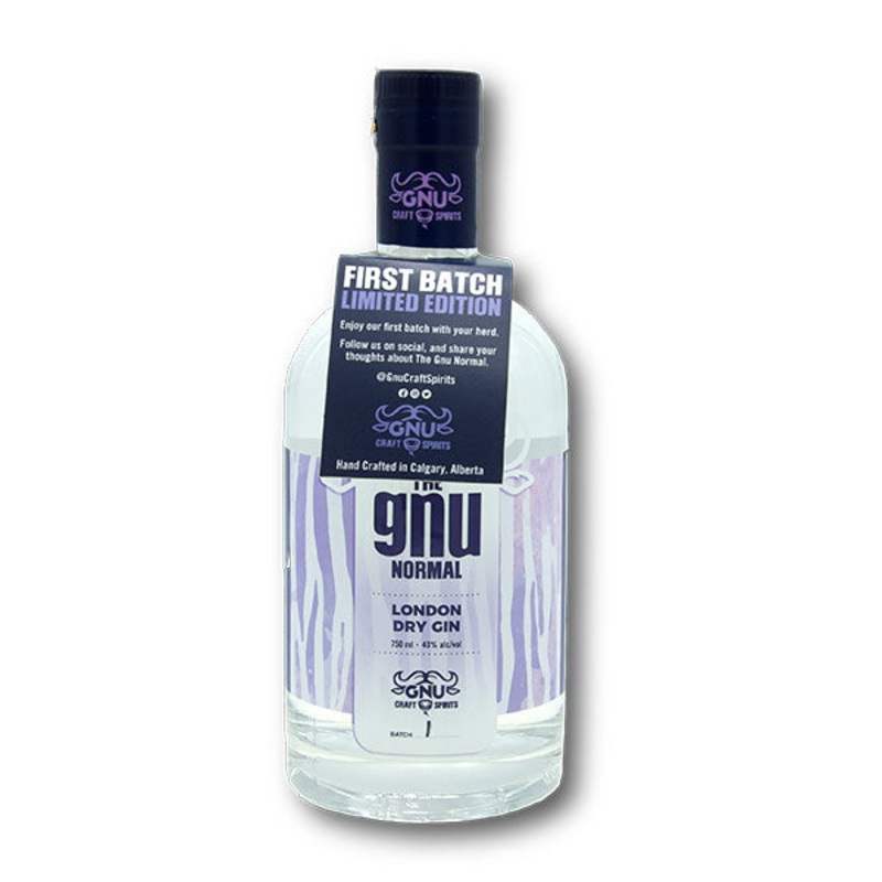 THE GNU NORMAL LONDON DRY GIN 750 ML